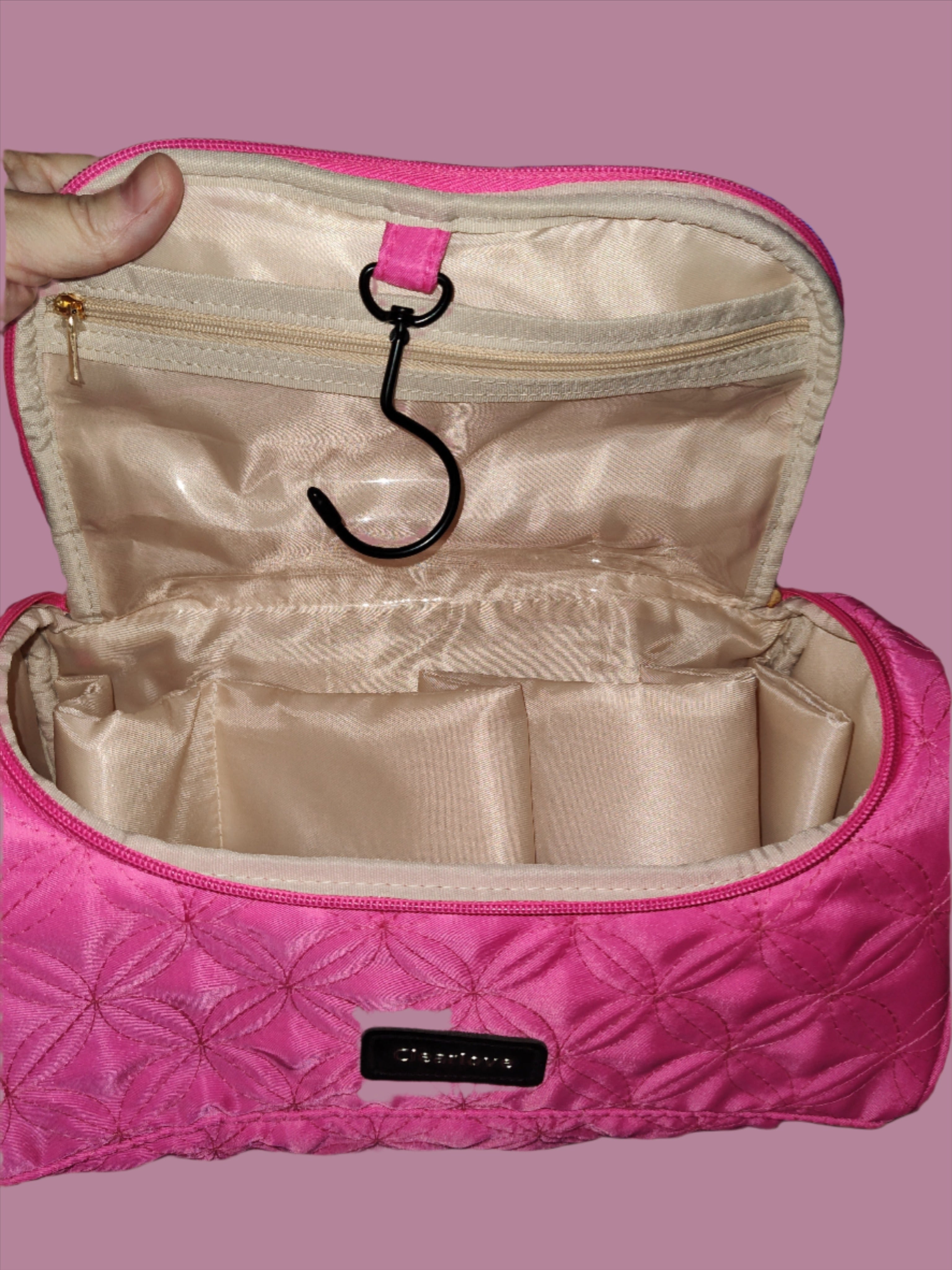 Clearlove Pink Makeup Bag