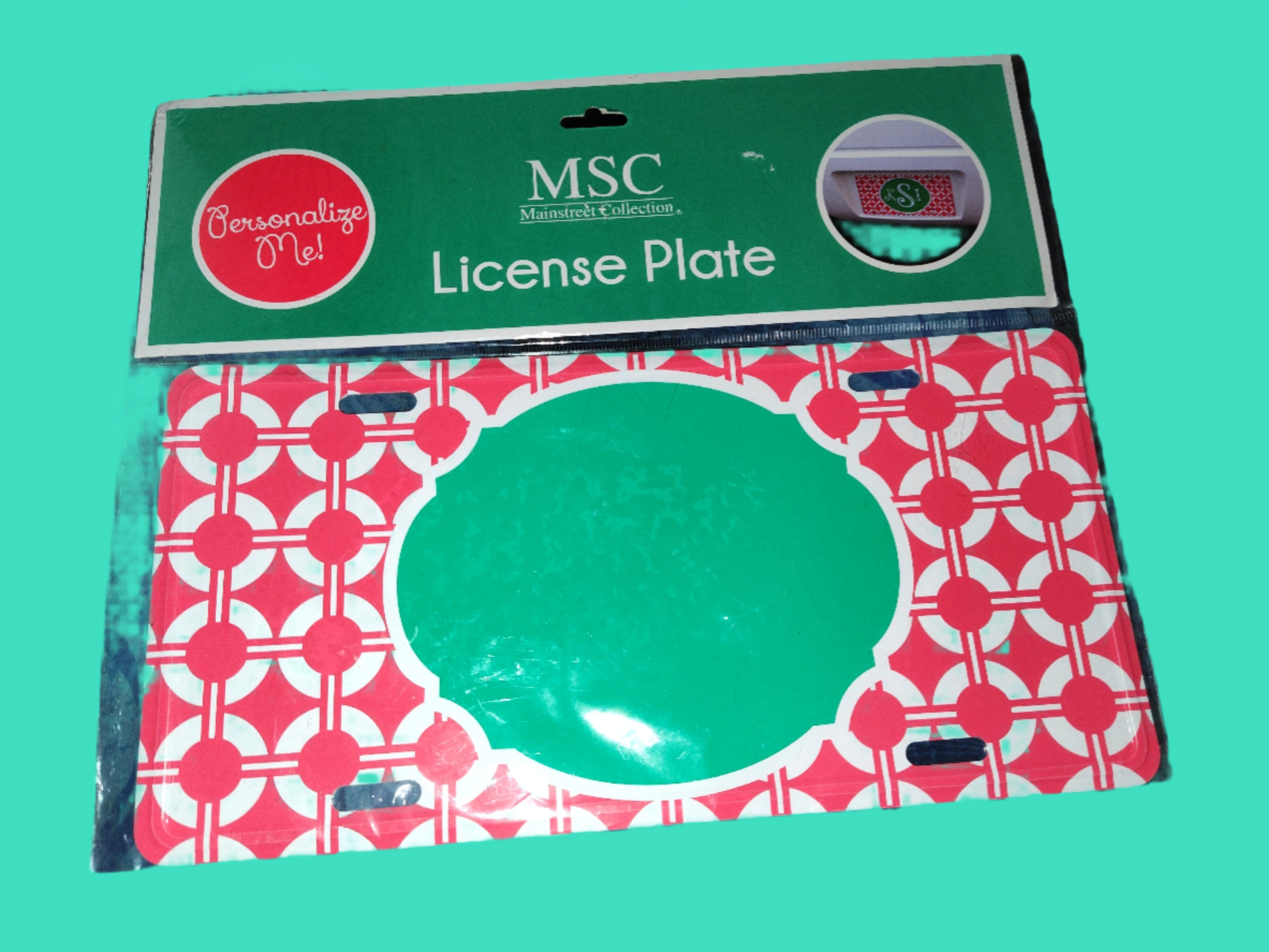 Personalizable Christmas Holiday License Plate by MSC