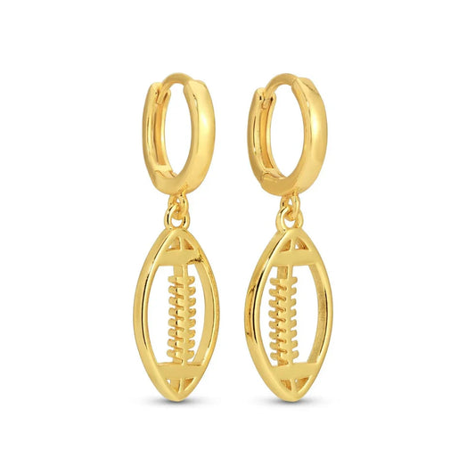 Gold Elegant Football Jewelry