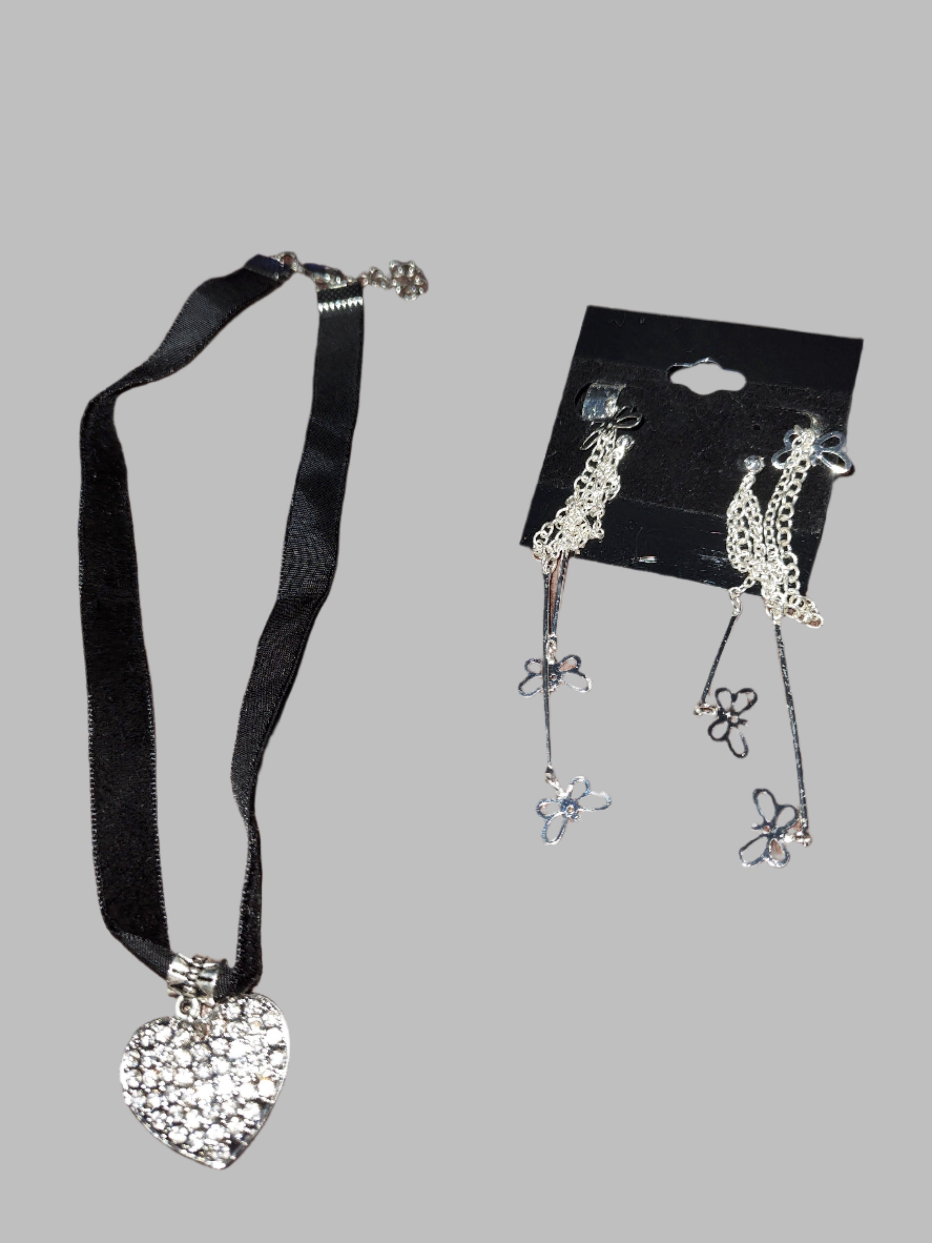 Black & Silver tone jewelry