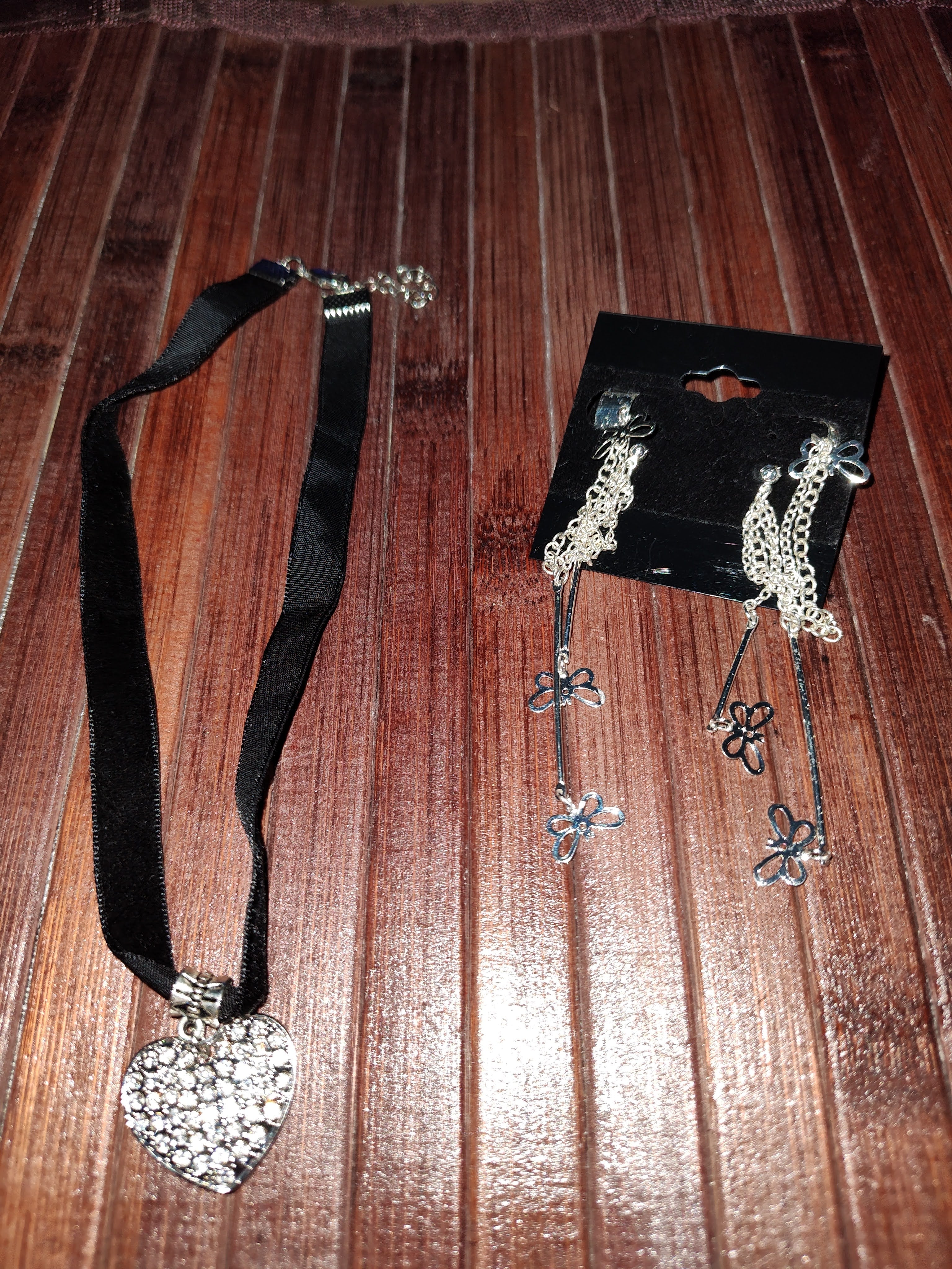 Black & Silver tone jewelry
