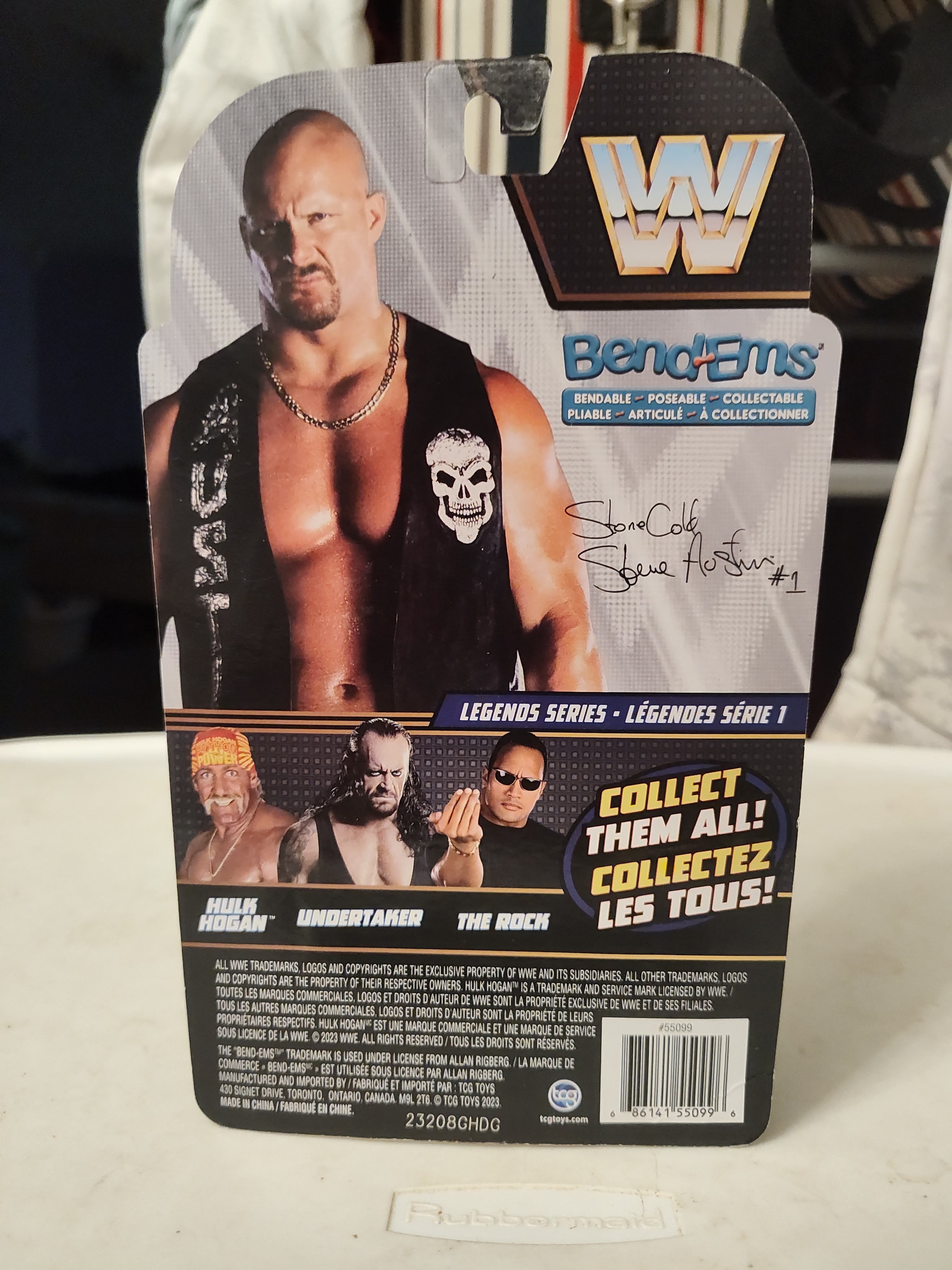 Stone Cold Steve Austin Bendable Action Figure