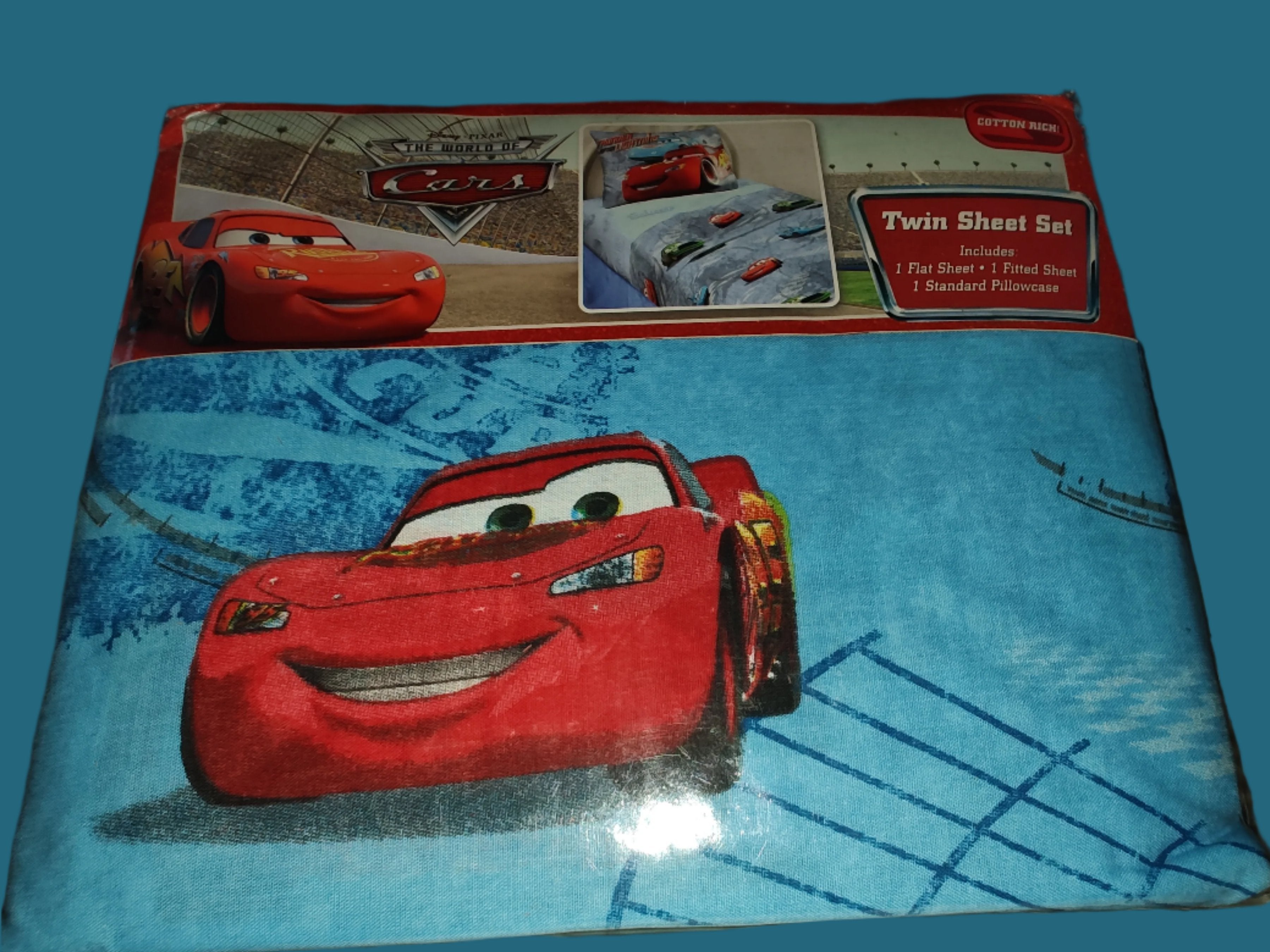 Lightning McQueen Twin Size Sheet Set