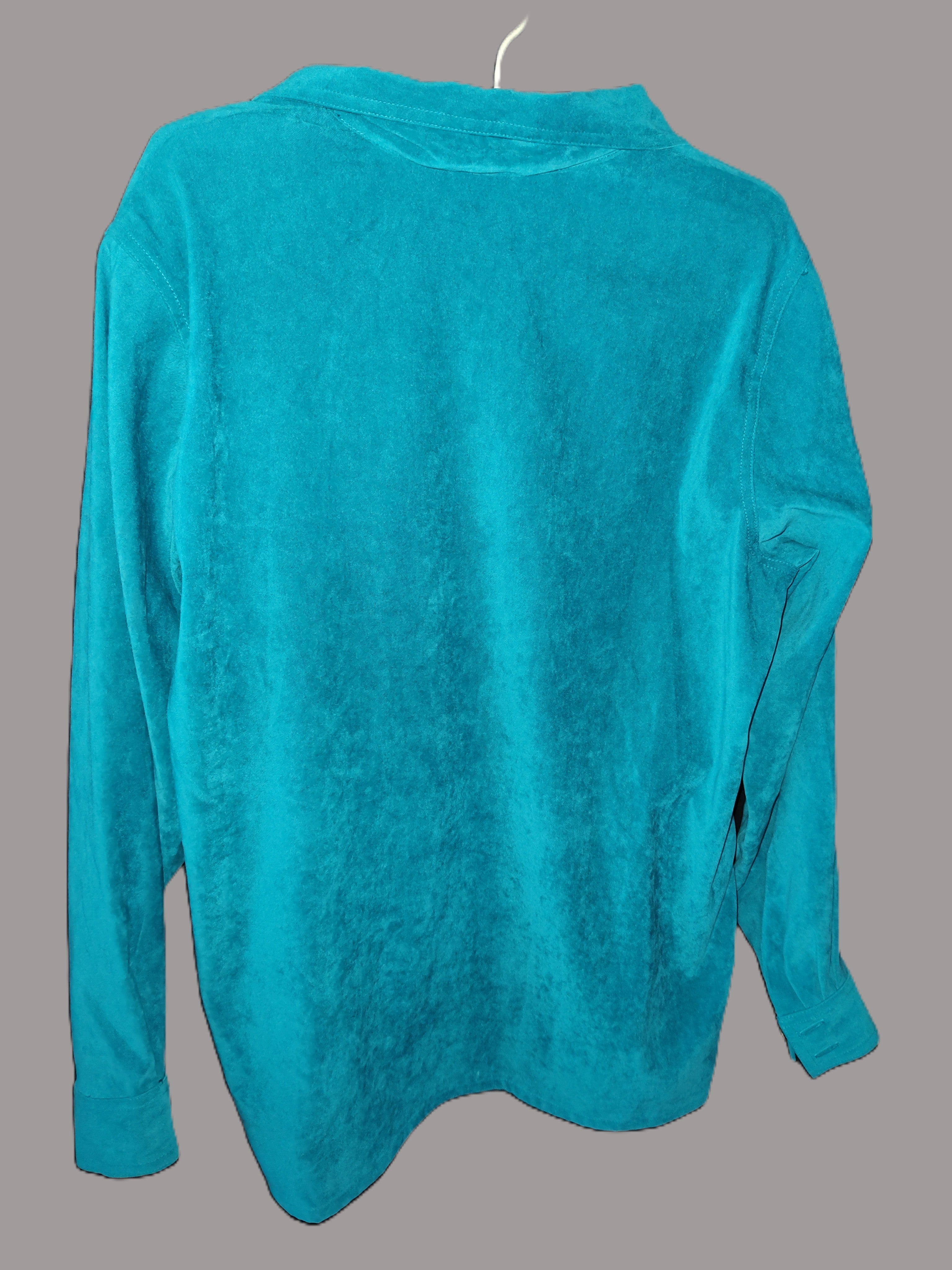 Women's Koret Button up Turquoise Shirt/Jacket - Size M