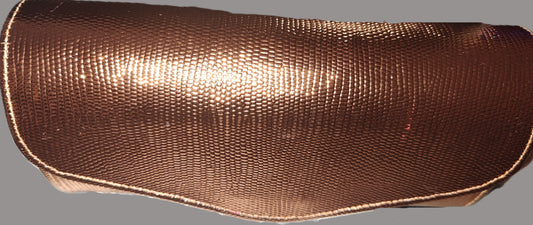 Delill Bronze Color Wristlet with Brown Rope Handle