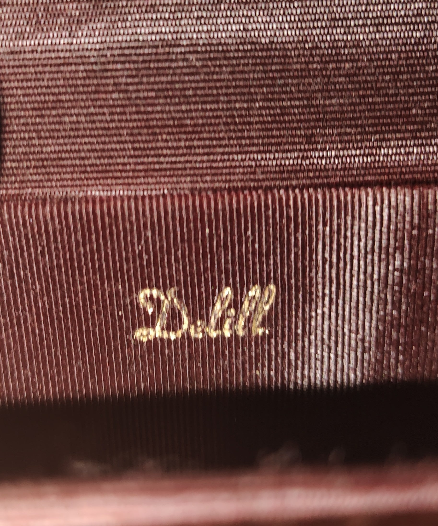 Delill Bronze Color Wristlet with Brown Rope Handle