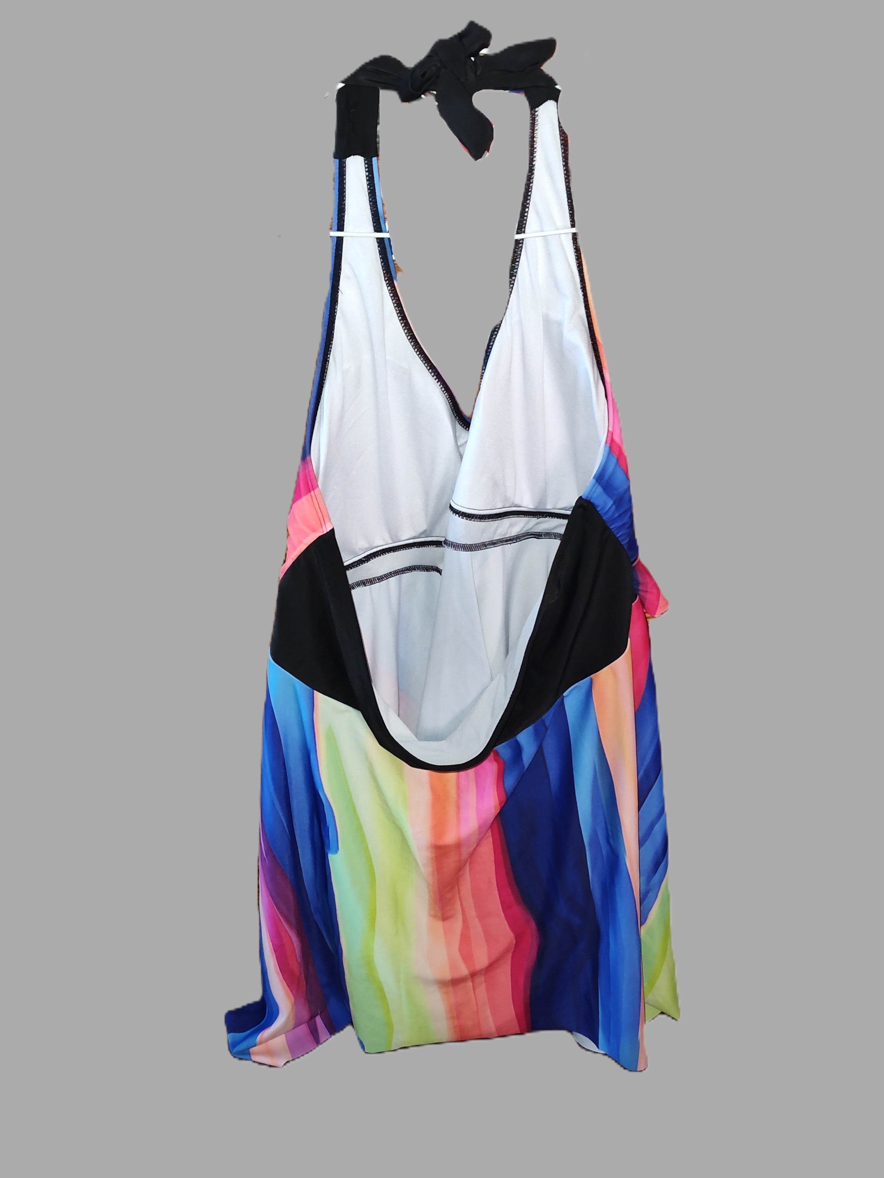 Shein Colorful Swimsuit Top Only - size 4XL