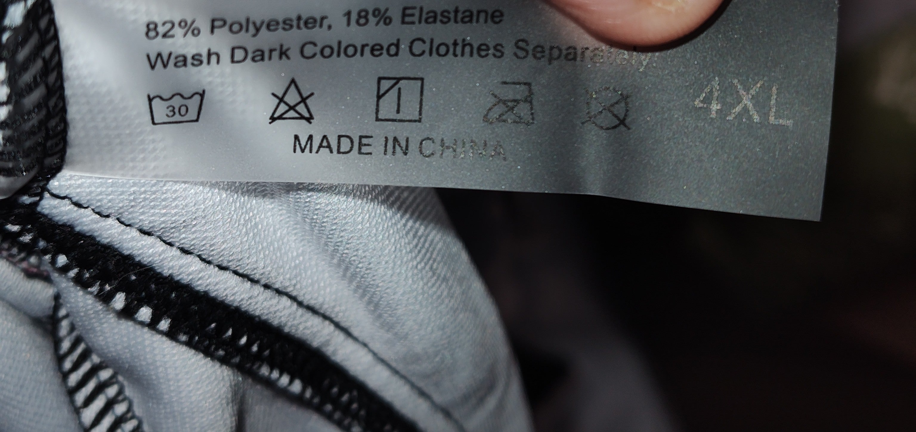 Shein Colorful Swimsuit Top Only - size 4XL