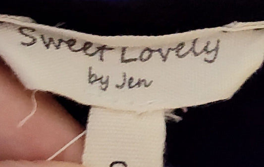 Sweet Lovely by Jen Black Cold Shoulder Long Shirt/Dress - Size S