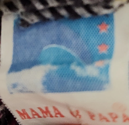 Mama & Papa Blue Traditional Dashiki - No Size Tag