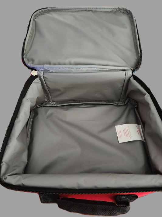 Spider Man Red Insulated Lunch Bag with Zipper