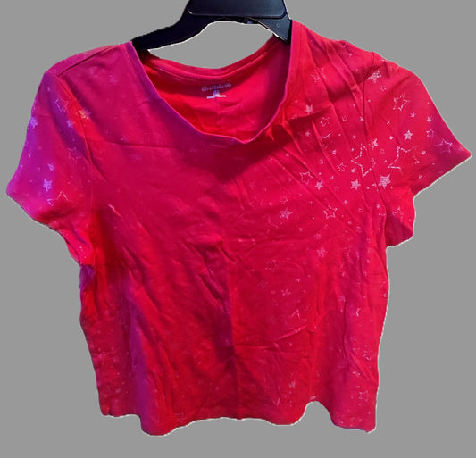 Studio Works Red Starry Shirt - size PXL