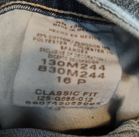 Women's Riders by Lee Blue Jeans - size 16p