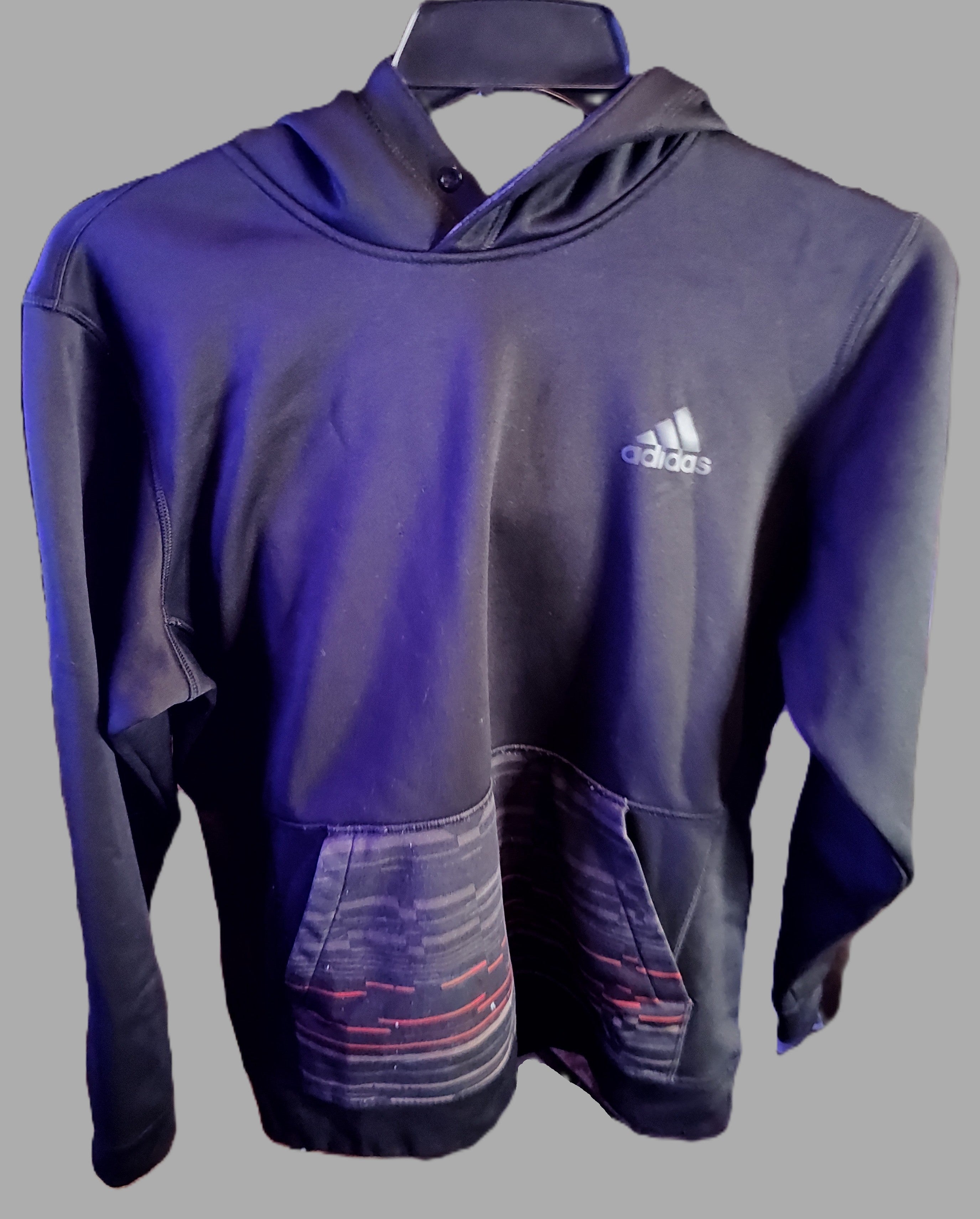 Adidas Black Hoodie - size L