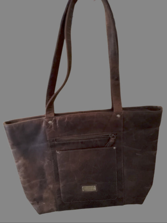Levogue Brown Leather Tote