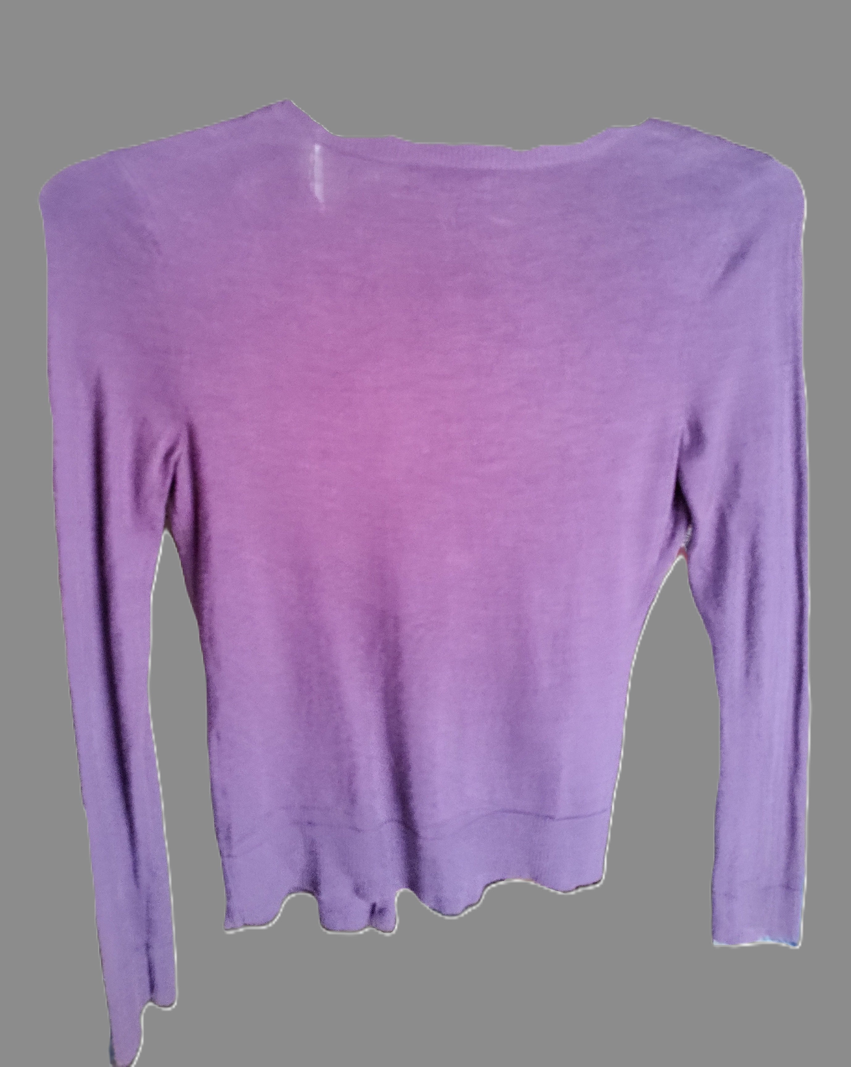 New York & Co Purple Cardigan - size M