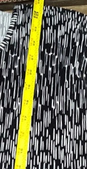 Ninety Woman Black & White Streaks Sleeveless Blouse