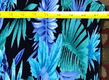 Ninety Woman Blue & Green Sleeveless Blouse - size 3X