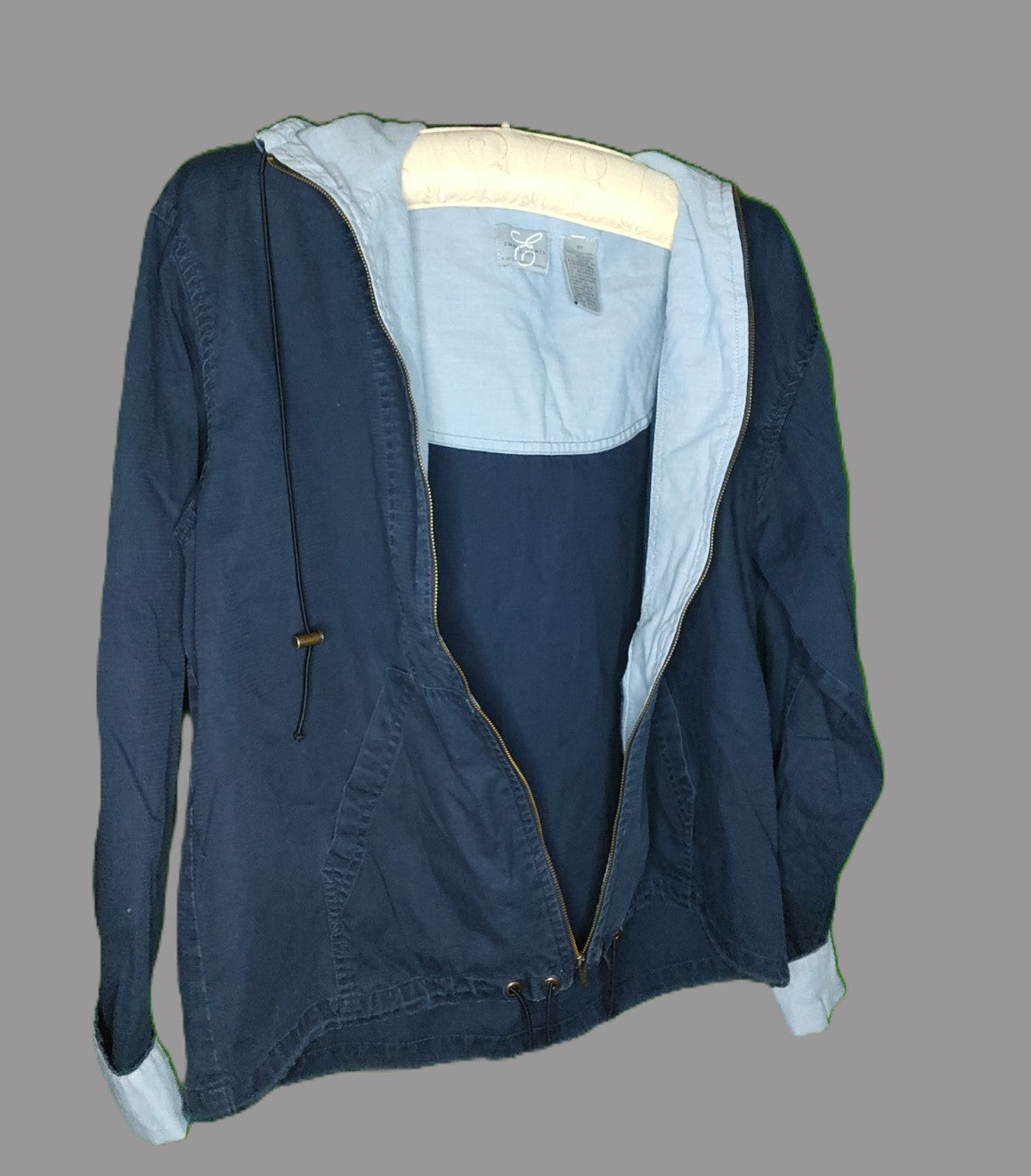 Emma James Sport Light Blue Hooded Jacket - size M