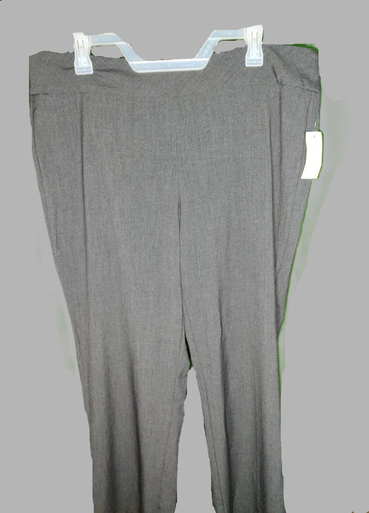 Roz & Ali Secret Agent Collection Grey Dress Slacks - size 16