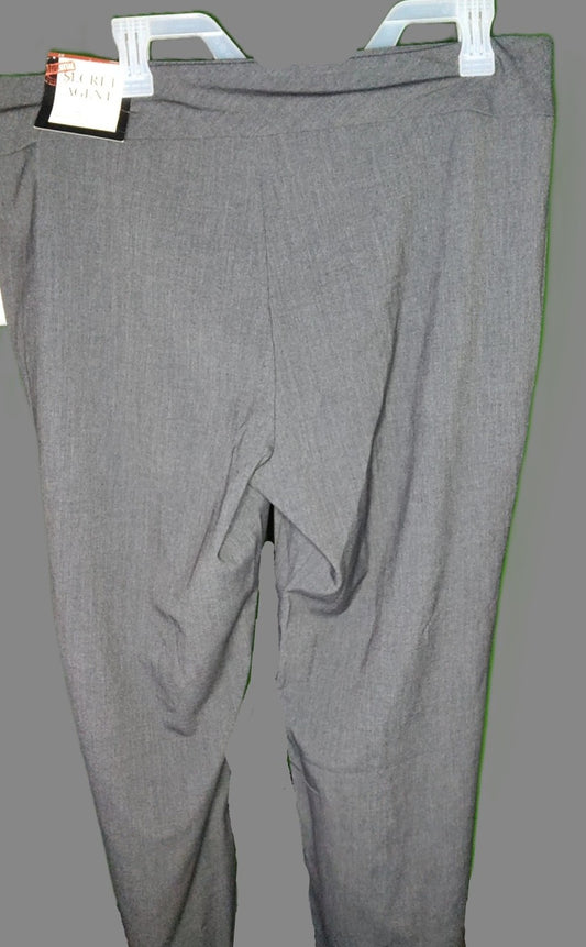 Roz & Ali Secret Agent Collection Grey Dress Slacks - size 16