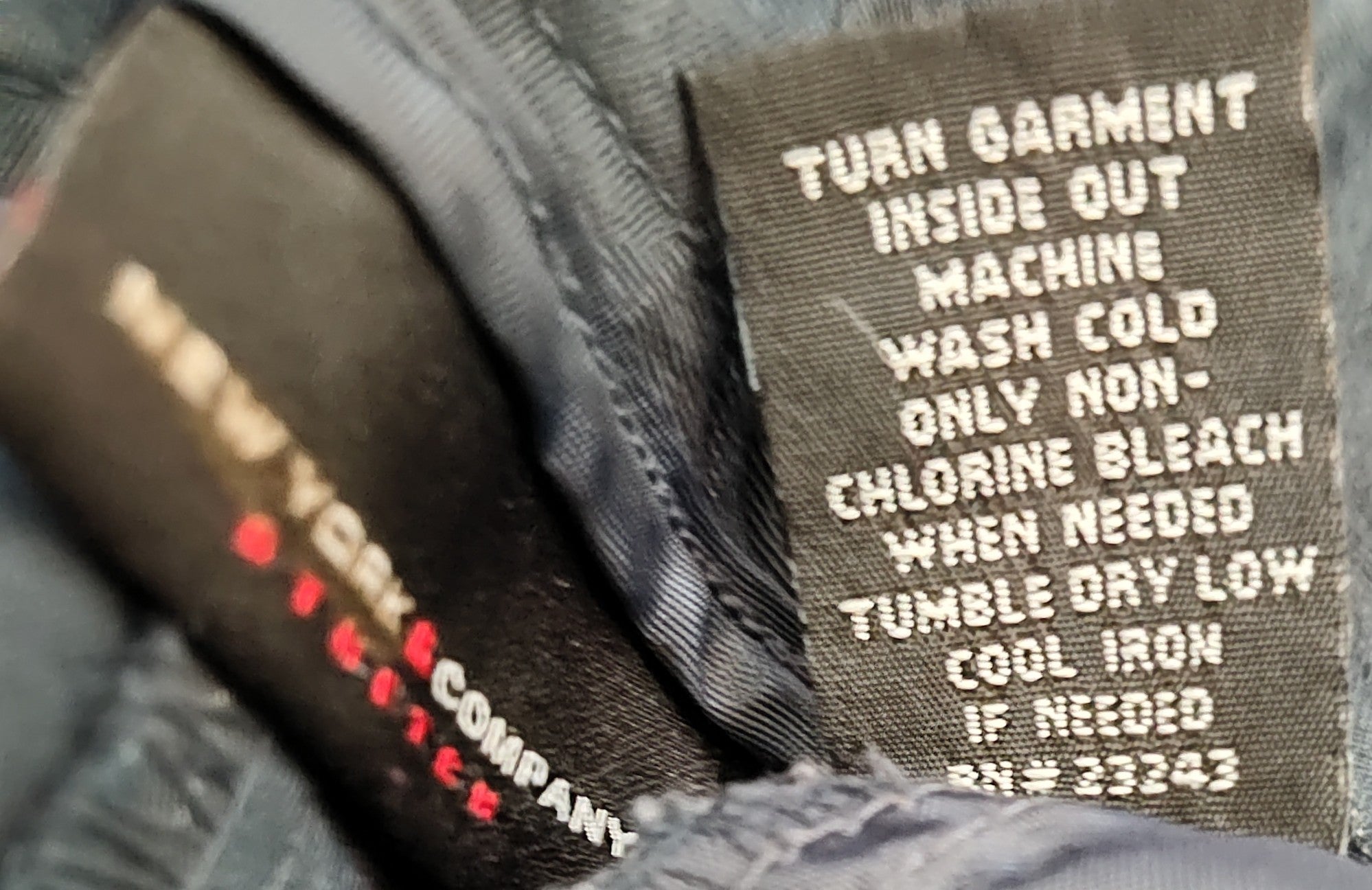 New York & Company Stretch Navy Blue Pin Stripe Pants - size 10