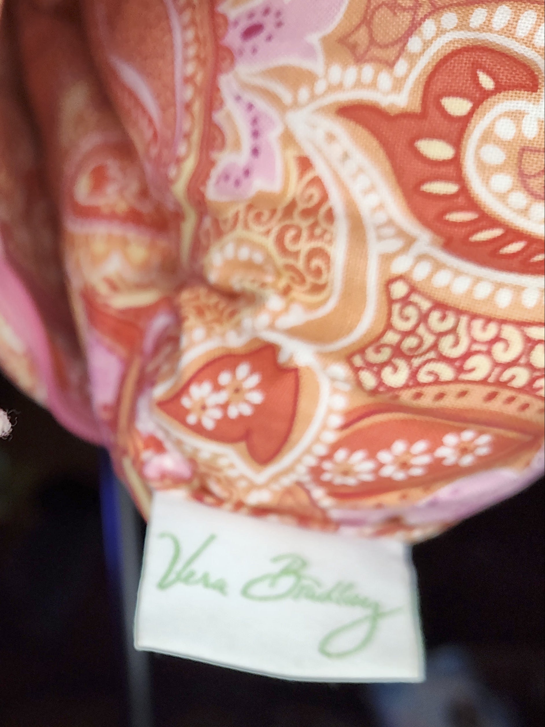 Orange Small Vera Bradley Handbag