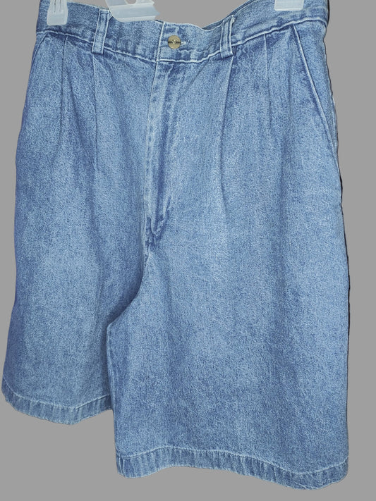 Vintage Doncaster Blue Denim Shorts - size 10