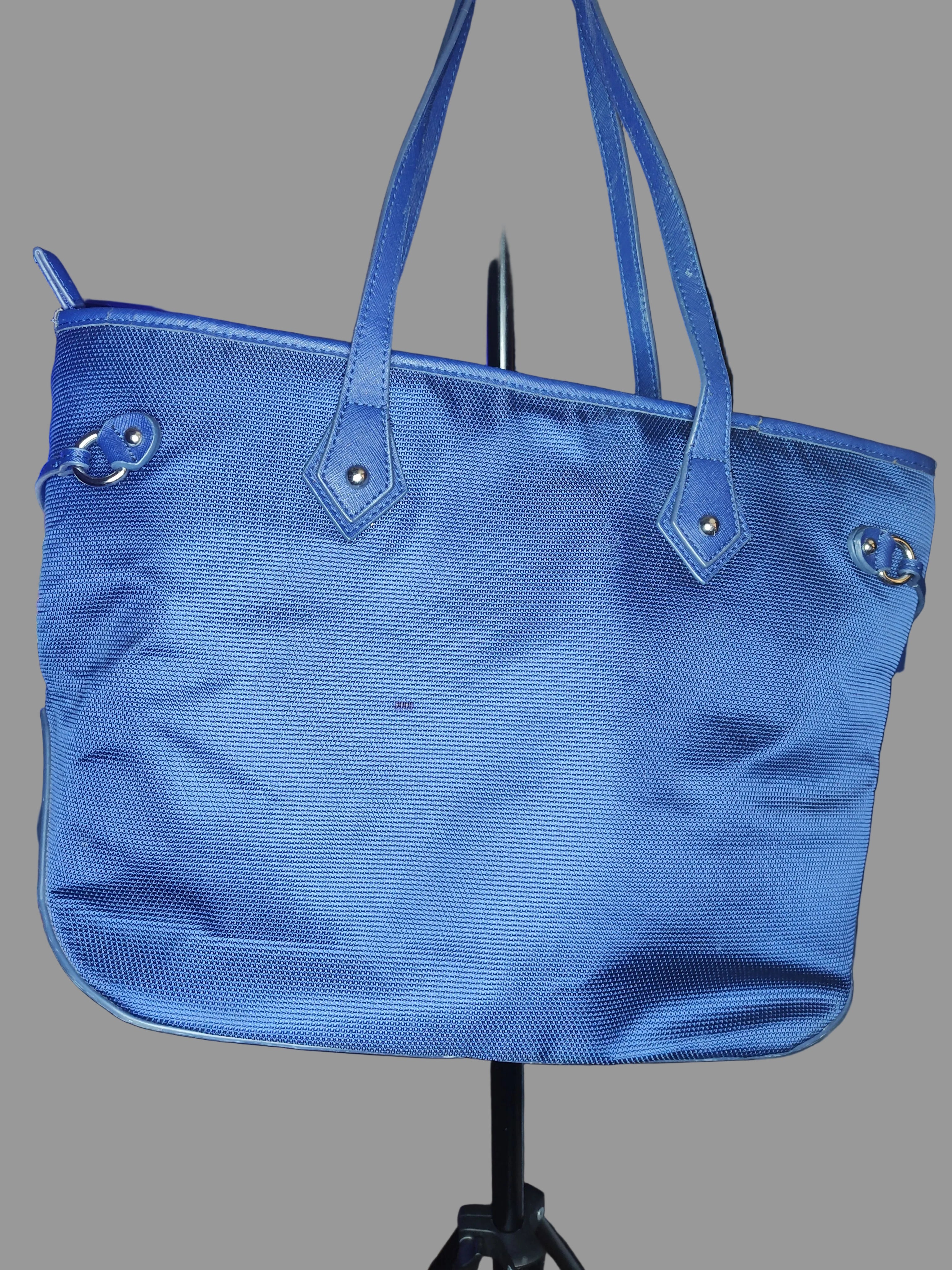 Joy Mangano TuffTech Large Blue Tote - 10