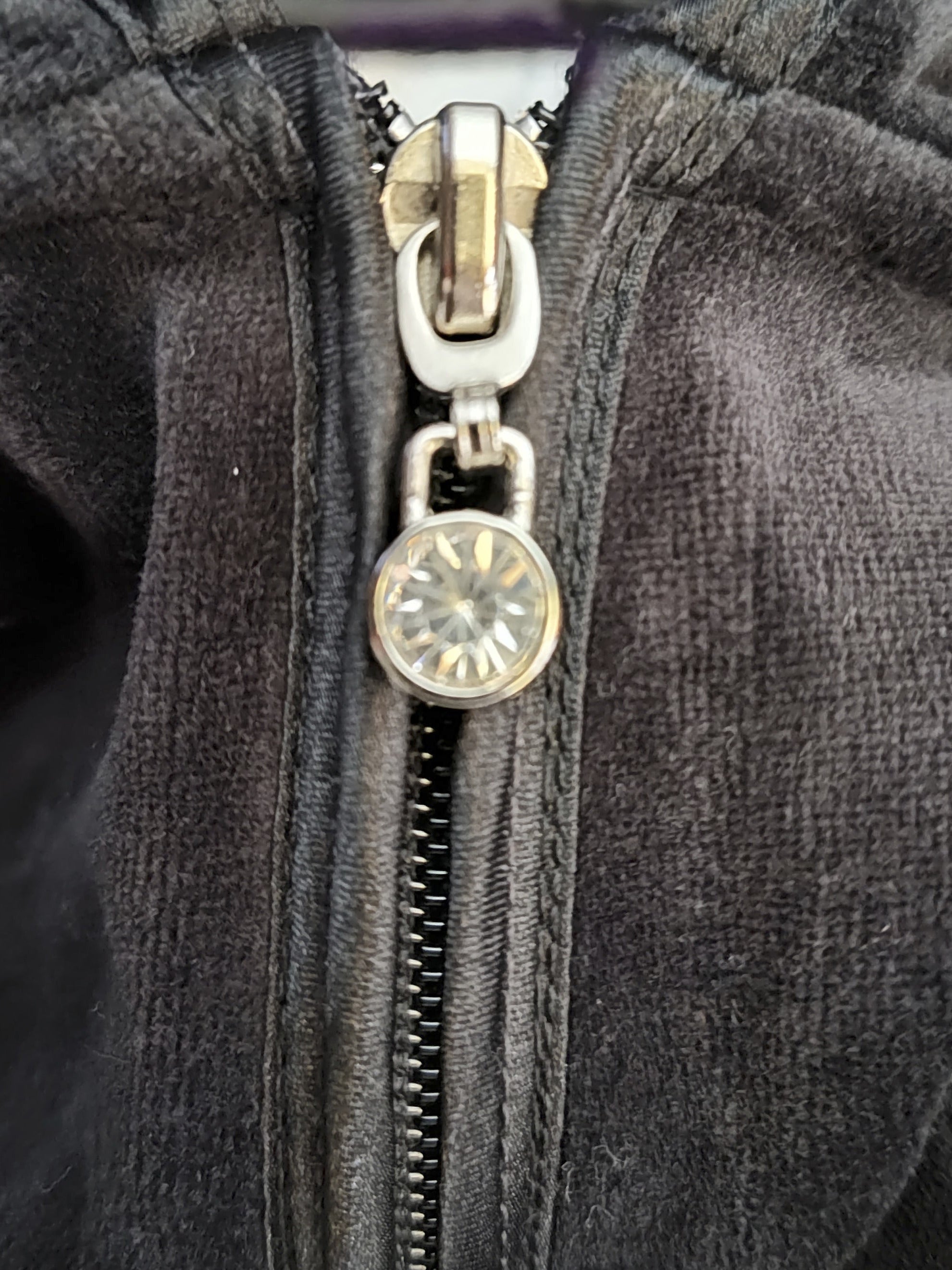 JMS Relaxed Fit Deep Ebony 2-piece Velour Track Suit - size 3X