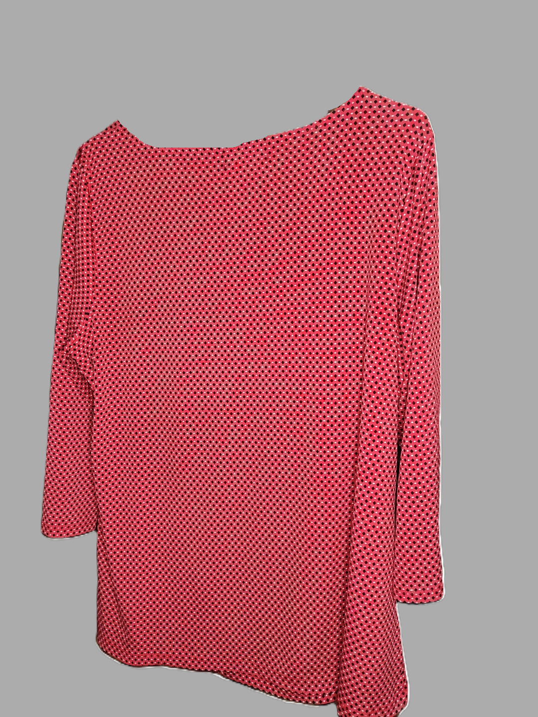 Liz Claiborne Red Polka Dot Blouse - size L