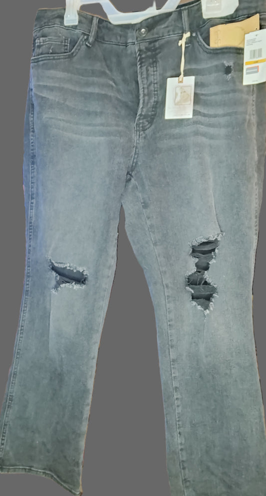 Jessica Simpson Women's NWT Night Train Flirt Straight Boot Cut Jeans - size 16W