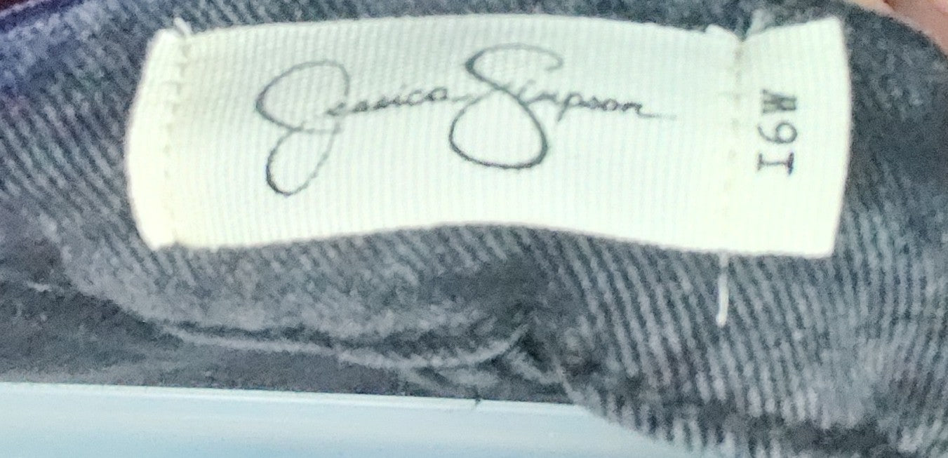 Jessica Simpson Women's NWT Night Train Flirt Straight Boot Cut Jeans - size 16W