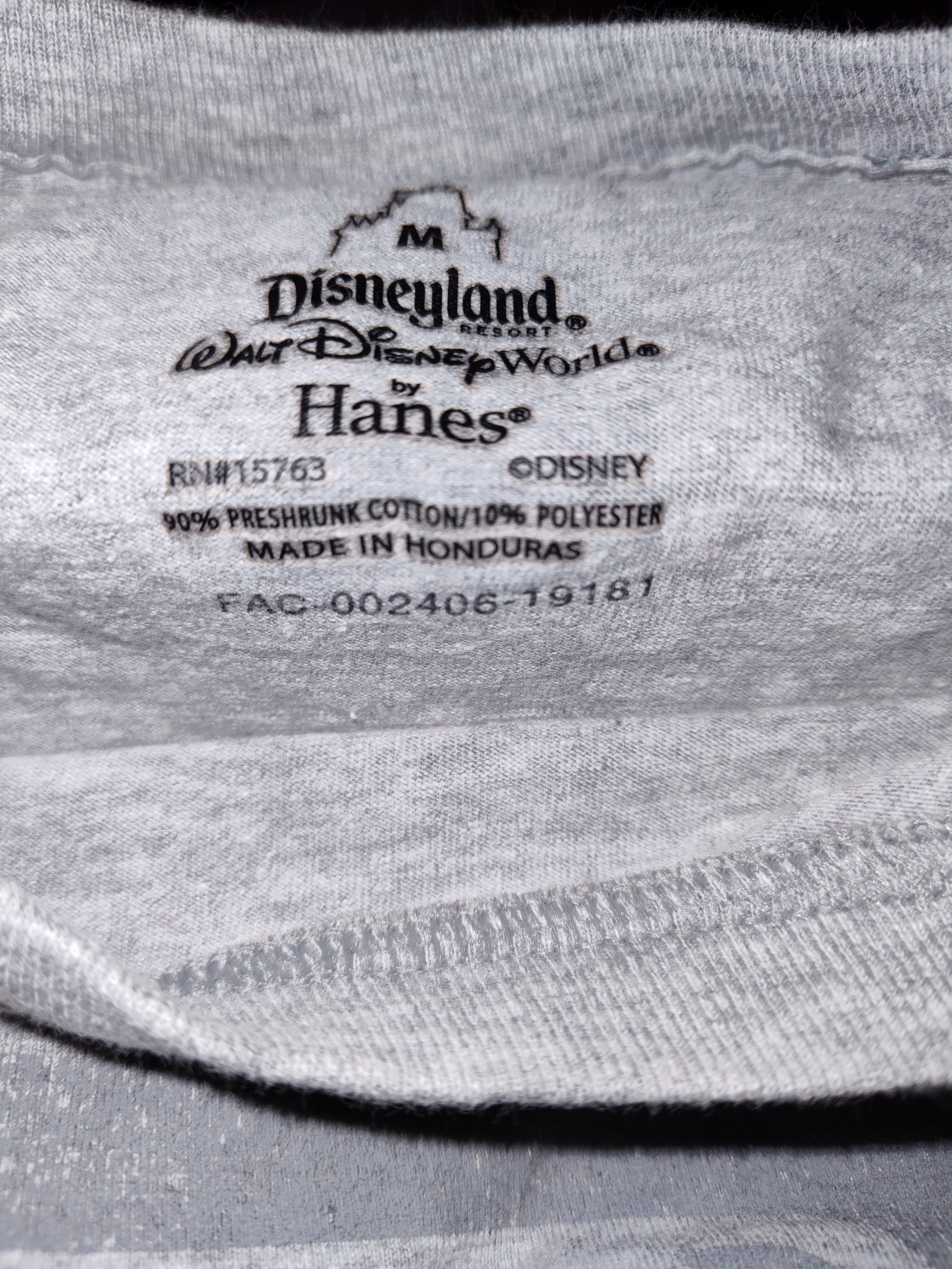 Walt Disney World Gray Long Sleeve T-shirt - size M