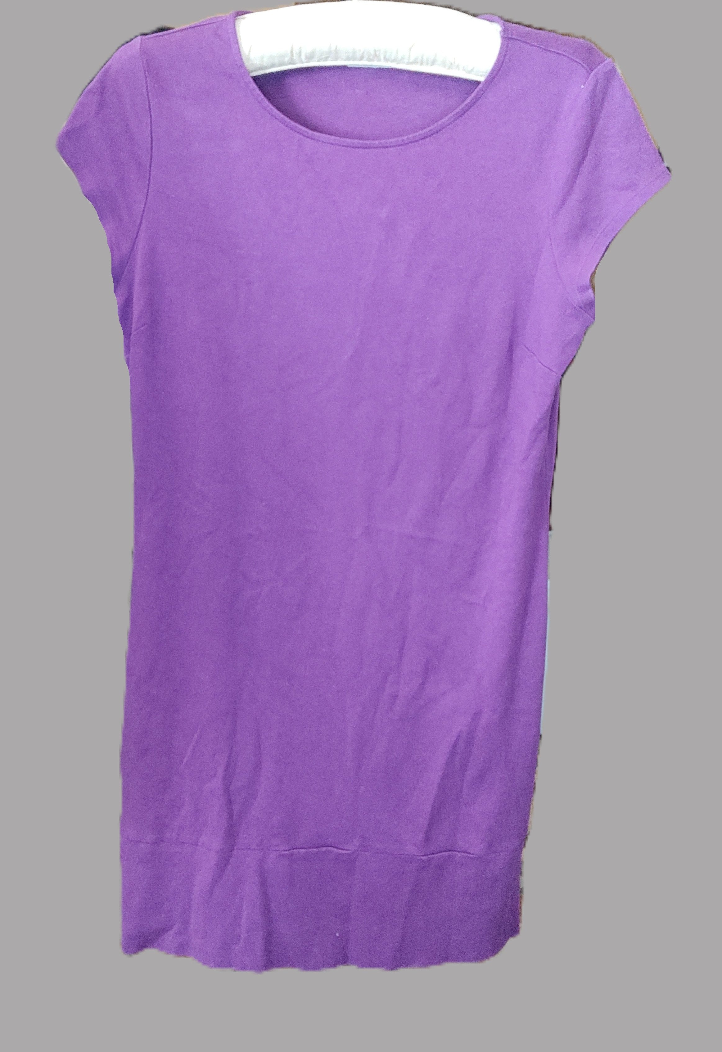 New York & Co. Purple Mini T-shirt Dress - size M