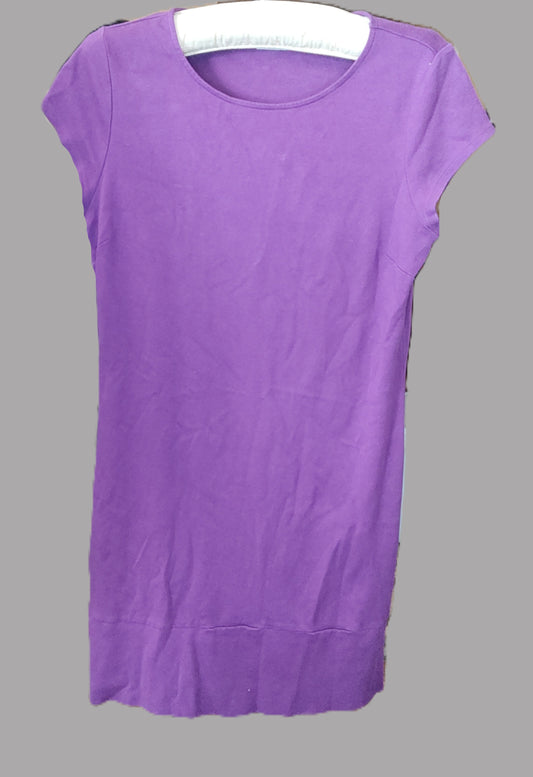 New York & Co. Purple Mini T-shirt Dress - size M