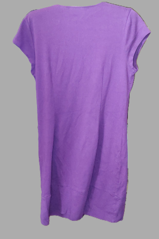 New York & Co. Purple Mini T-shirt Dress - size M