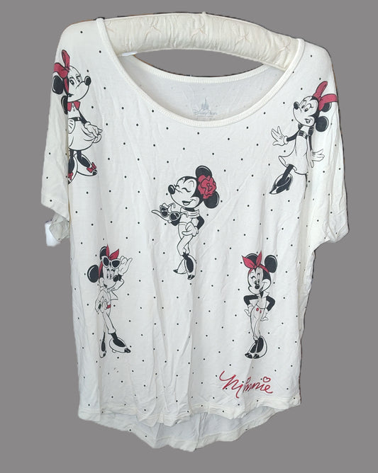 Disney Parks Minnie Mouse Dolman Sleeve Blouse - size S