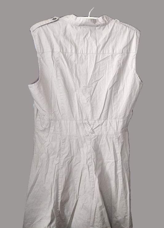 AB Studio Khaki Sleeveless Dress - size 16