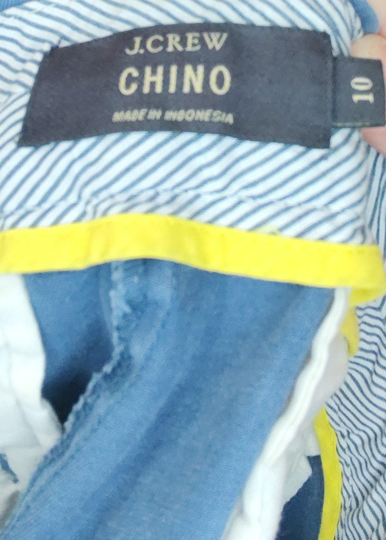 J.Crew Chino Navy Blue Shorts - size 10