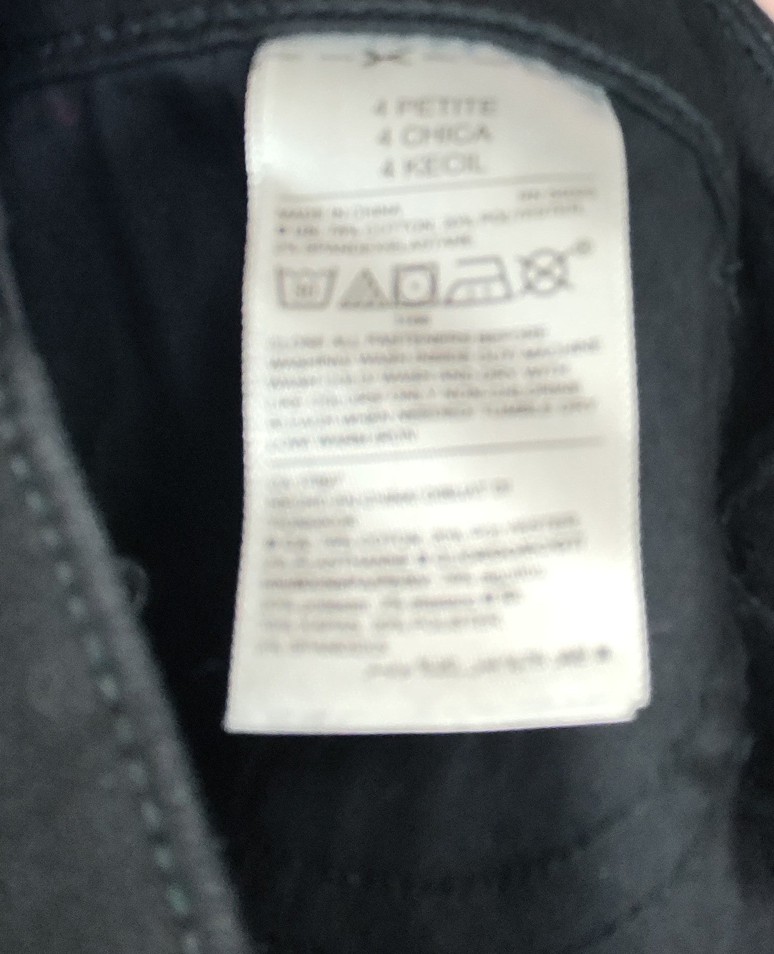 Old Navy Black Super Skinny Jeans - size 4p
