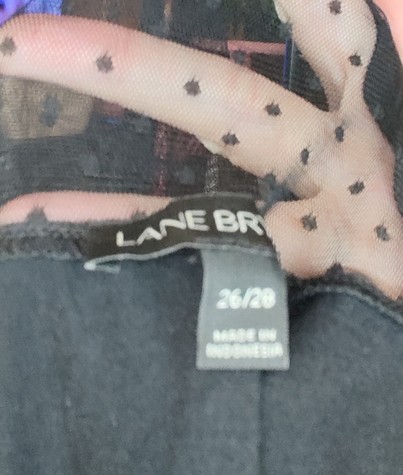Lane Bryant Black Mesh Tiered Blouse with See through Shoulders - size 26/28