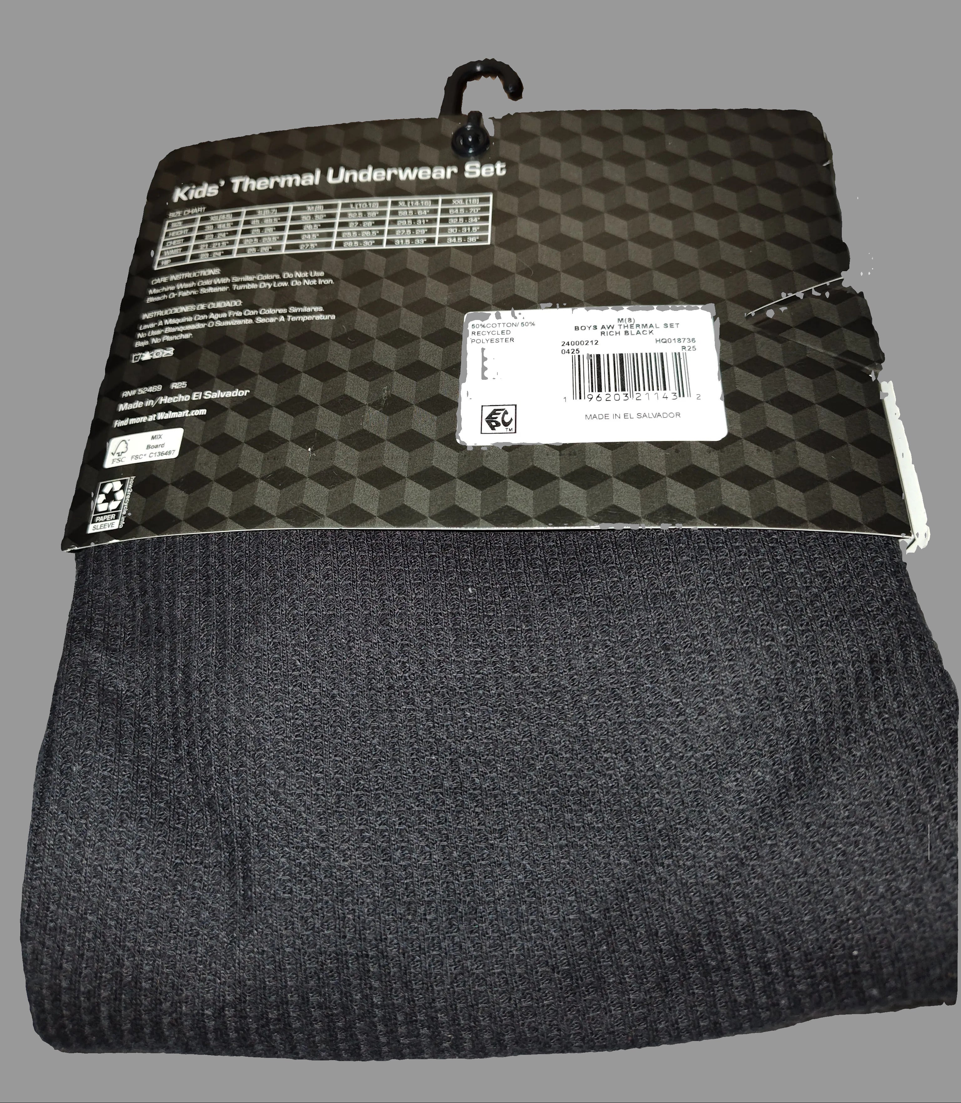 Kid's Thermal Underwear Set by Athletic Works