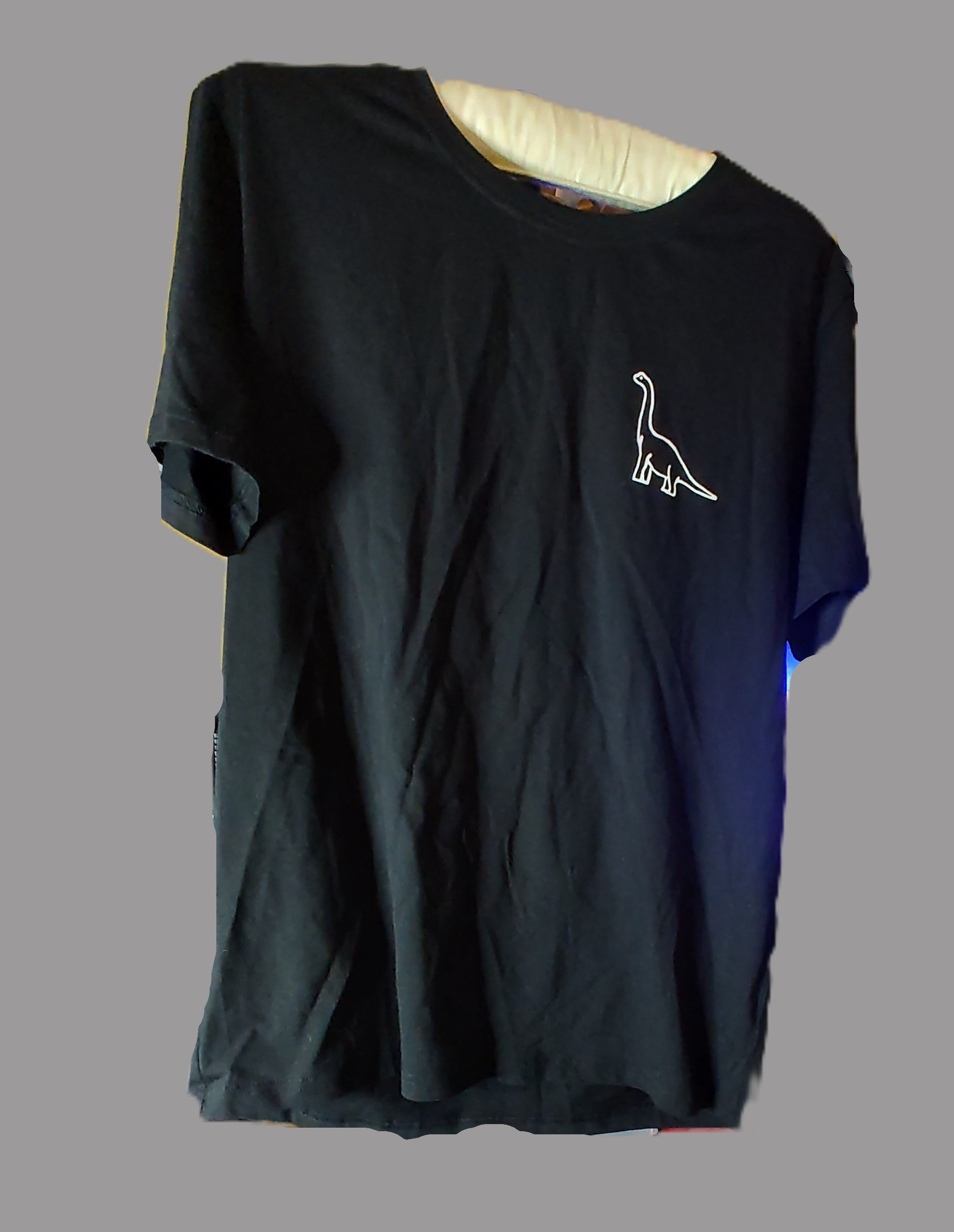 Rosepark Black T-shirt with Dinosaur - size L