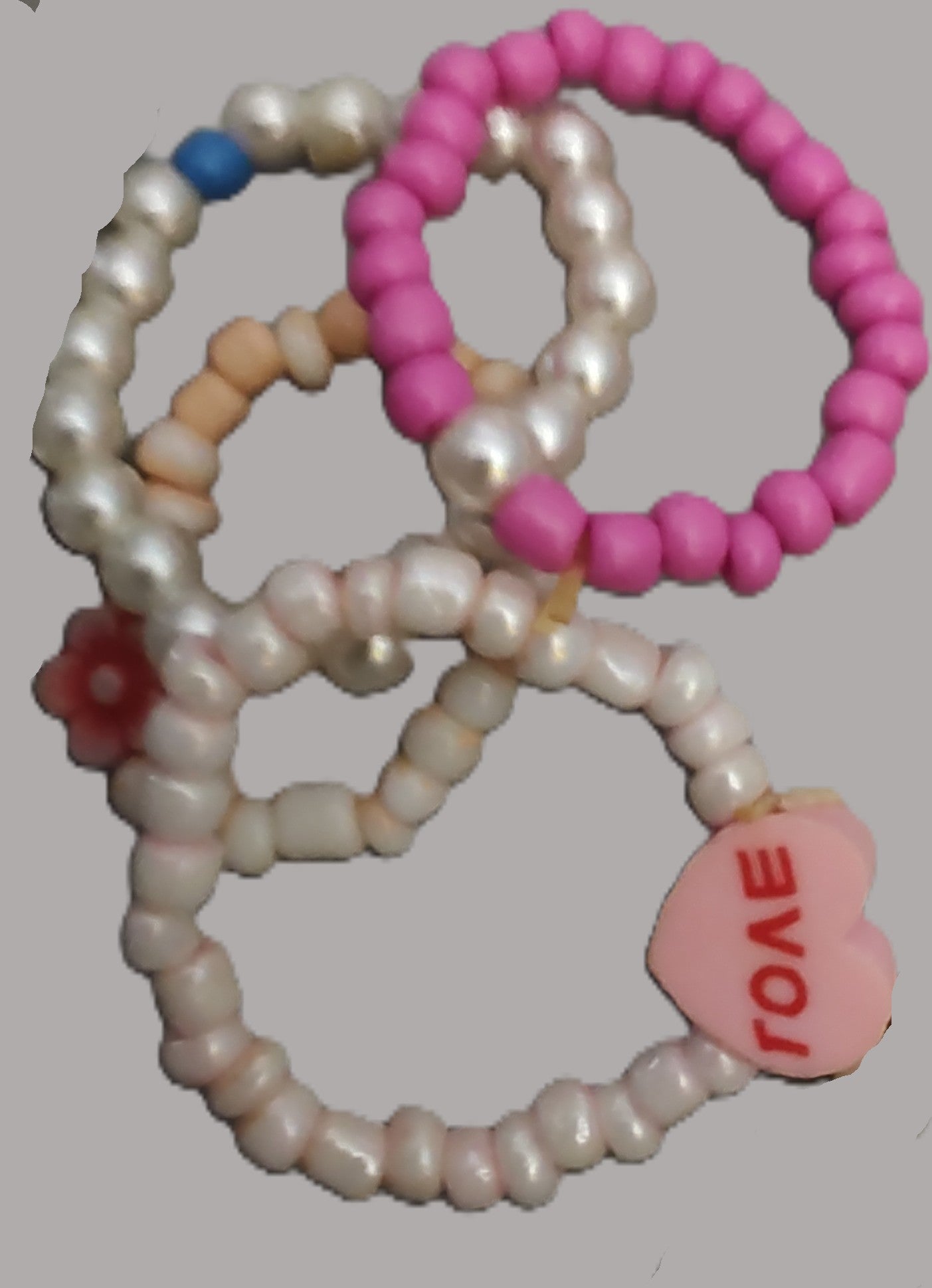 Lot of 4 Pink Jewelry Pieces