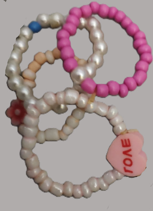 Lot of 4 Pink Jewelry Pieces