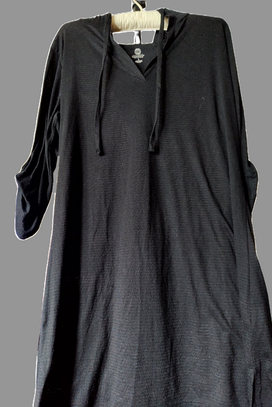 Black Balance Coverup Collection with Hood- size L