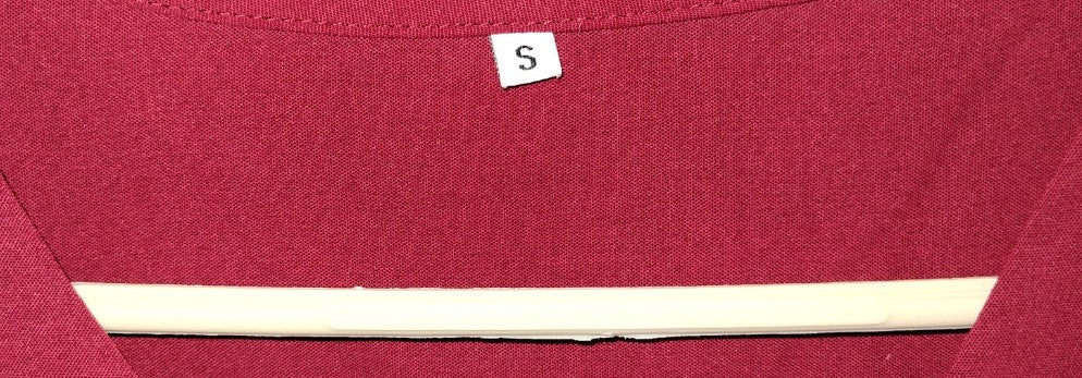 Maroon Long Sleeve Mini Dress - size S