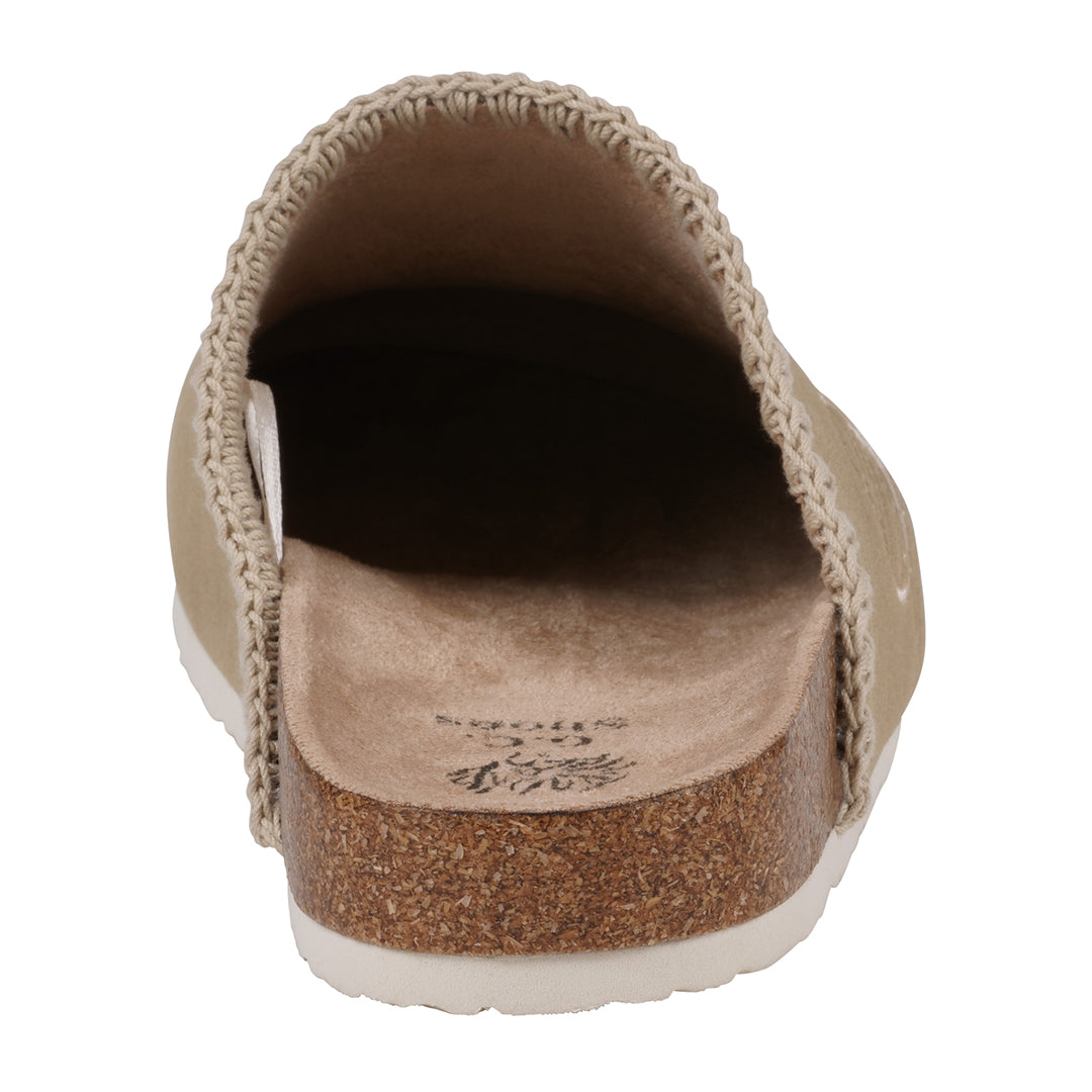 Women's Jamie Natural Slide Footbed Clogs