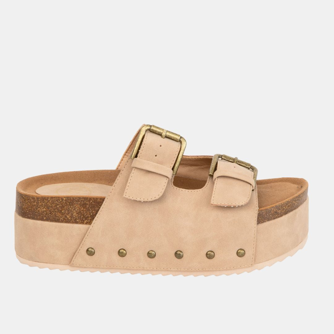 Women's Nina 1 Cork Platform Sandal Slides